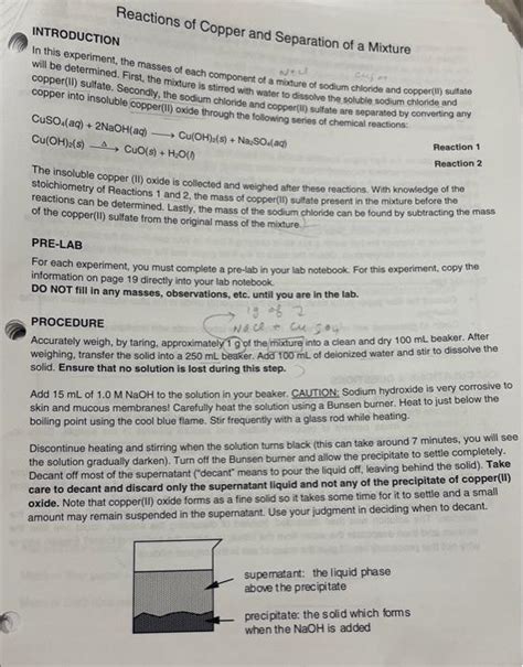 Solved Calculate The Mass Of Copper Sulfate Using The Mass