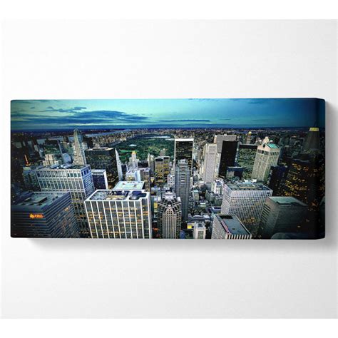 Ebern Designs Manhattan New York Usa Wrapped Canvas Art Prints