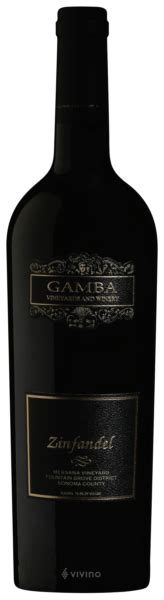 2019 Gamba Vineyards And Winery Messana Vineyard Zinfandel Vivino