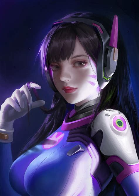 HD wallpaper: Overwatch, D.Va (Overwatch), video games, artwork, Video ...