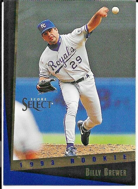 1993 Select Rookietraded Baseball 143t Billy Brewer Ebay