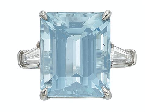 Aquamarine And Diamond Ring Cartier Christies