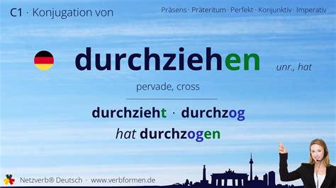 Konjugation Verb Durchziehen Unr Hat Alle Zeitformen Lernvideo