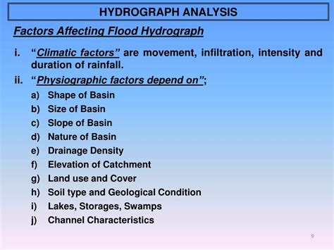 PPT - Hydrograph PowerPoint Presentation, free download - ID:4505795