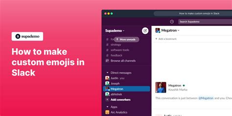 How to make custom emojis in Slack