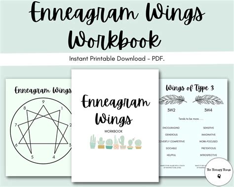 Buy Enneagram Wing Types Workbook 1w9 1w2 2w1 2w3 3w2 3w4 4w3