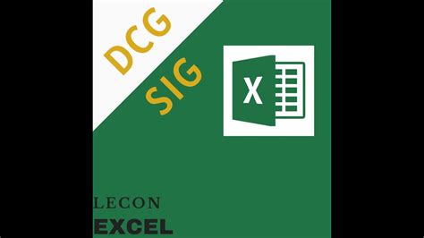 Dcg Sig Excel Fonctions Logiques Calculatoires Complexes Somme Si