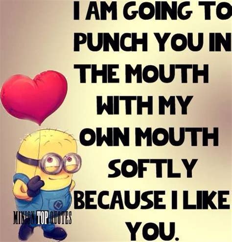 Minions Kiss Minion Kiss Funny Minion Pictures Minions Quotes