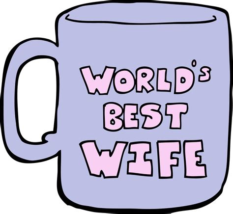 Taza De La Mejor Esposa Del Mundo 12138023 Vector En Vecteezy