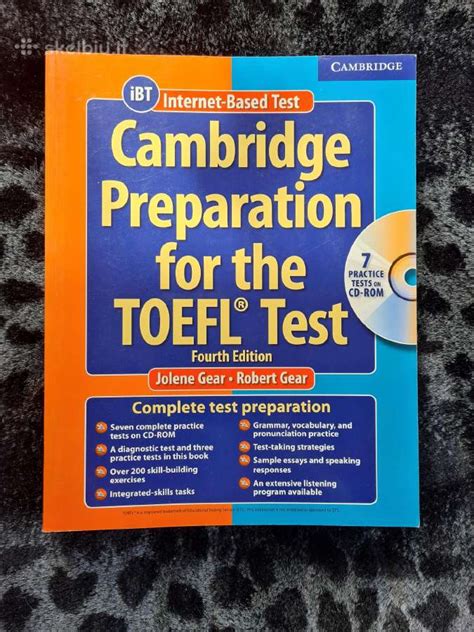 Cambridge Preparation For The Toefl Test Skelbiu Lt