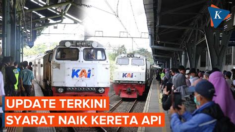 Berita Harian Update Syarat Naik Kereta Nataru Terbaru Hari Ini