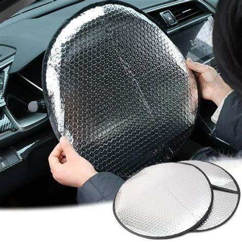 Universal Car Steering Wheel Sunshade Cover Foldable Steering Wheel