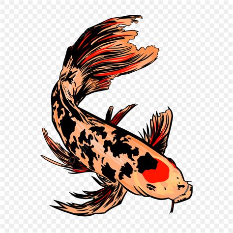 Koi Fish Japan Vector Hd PNG Images Golden Koi Fish Fish Koi Nature