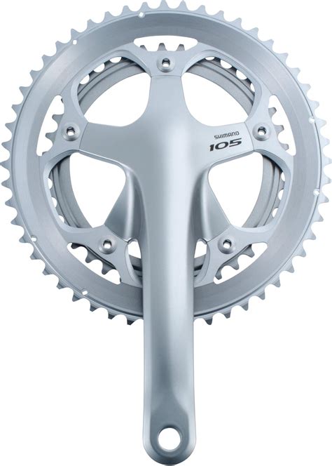 Shimano 105 5600 Chainset 165 Mm 50 39 Teeth Silver Uk