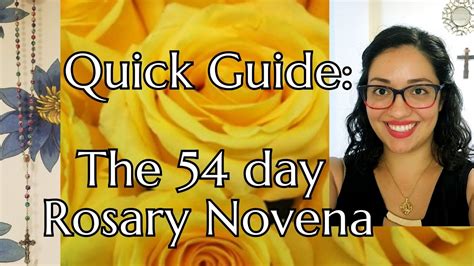 Quick Guide The 54 Day Rosary Novena Youtube