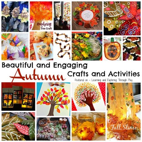 Learning and Exploring Through Play: Autumn Crafts for Kids