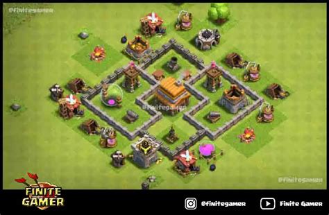 Best Th4 Base Layout Th4 Farming Base 2023 Finite Gamer