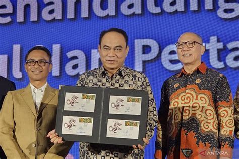 Kemenkominfo Luncurkan Katalog Prangko Dan Prangko Tahun Naga