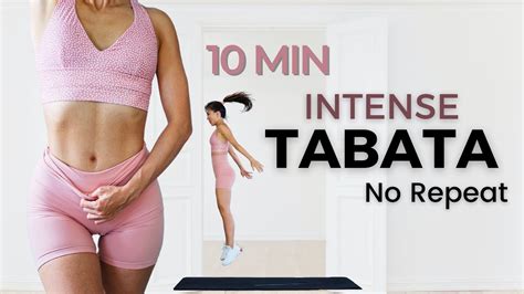 10 Min INTENSE Tabata Full Body Calorie Killer No Equipment No Repeat