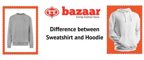 Difference between Sweatshirt and Hoodie