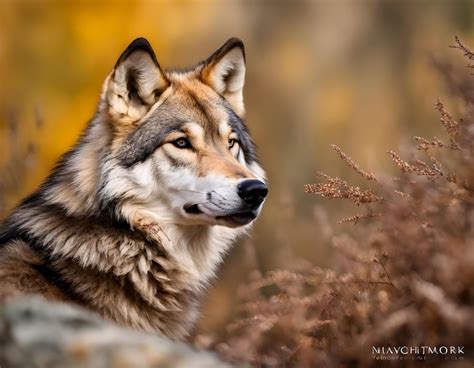 Premium Ai Image Macro Photography Of Wolf In Natural Environment