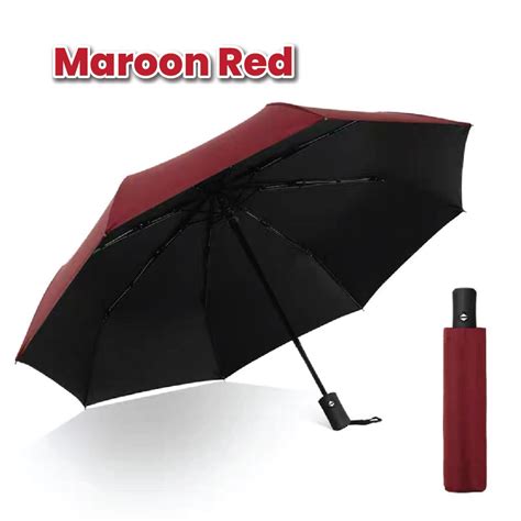 Ready Stockuv Fashion Automatic Foldable Umbrella Auto Open Close One