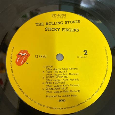 帯付 ザ ローリング ストーンズ スティッキー フィンガーズ The Rolling Stones Ess 63001 国内盤 1979年