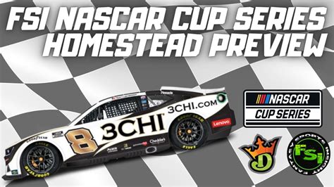 FSi NASCAR DFS Picks Show DIXIE VODKA 400 Homestead Miami Speedway