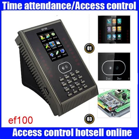 ZK EF100 Color Screen ZK Software Time Attendance With TCP IP USB