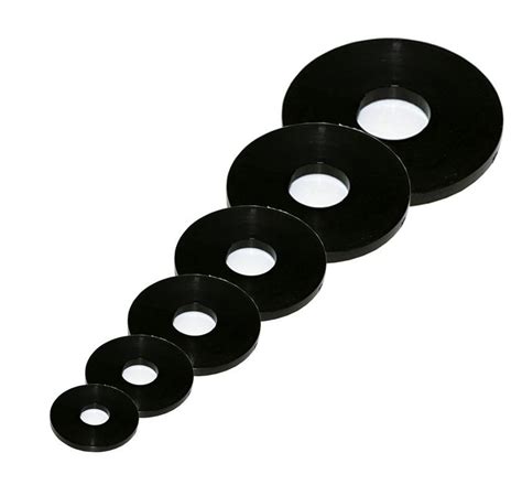 Black Penny Nylon Washers