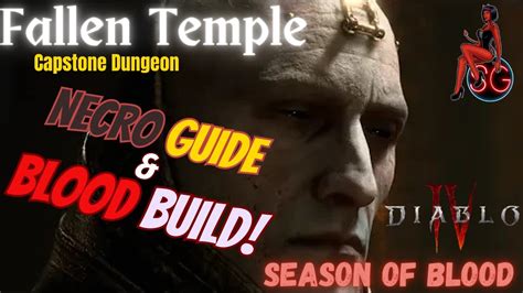 Diablo Fallen Temple Capstone Dungeon Necro Guide Blood Build Youtube