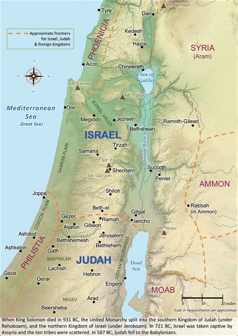 Ancient Israel Judah Map