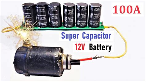 12v 100a Super Capacitor Battery For High Current Dc Motor Amazing