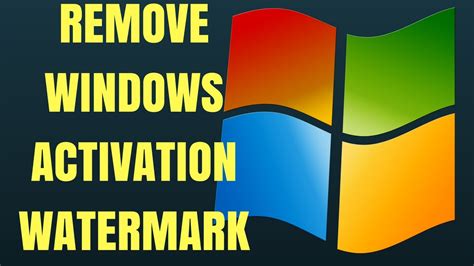 How To Remove Windows Activation Watermark Windows 7 8 10 [tutorial] Youtube