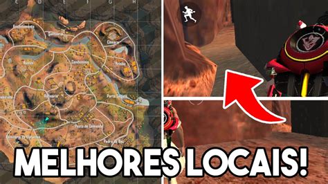 OS MELHORES ESCONDERIJOS DO MAPA KALAHARI NO FREE FIRE YouTube