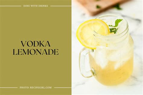 27 Vodka Lemonade Cocktails to Sip in the Sun! | DineWithDrinks