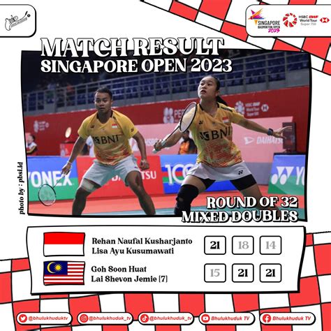 Bhulukhuduk Tv On Twitter Singapore Open Round Of Xd Rehan