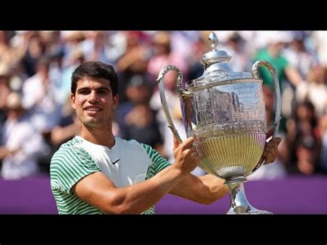 ATP QUEEN S Alcaraz remporte son 1er titre sur gazon le résumé de