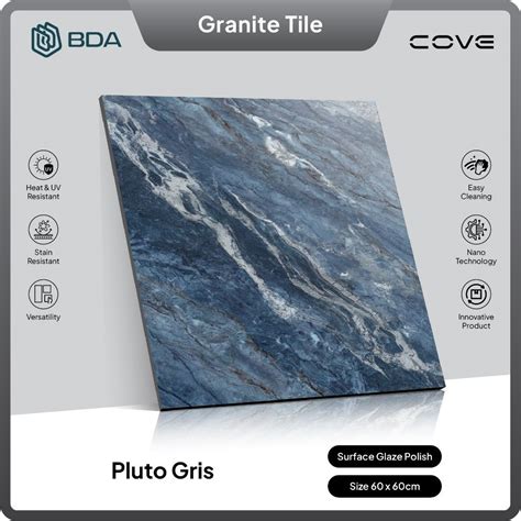 Jual Cove Granite Tile Pluto Gris X Granit Kramik Lantai Dinding