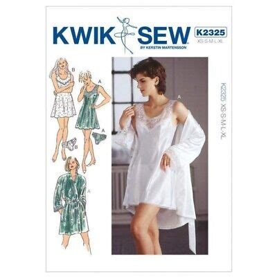2325 PATRON KWIK SEW LINGERIE COMBINAISON CULOTTE NUISETTE XS A XL EBay