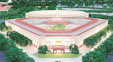 central vista  parliament building date  completion total cost