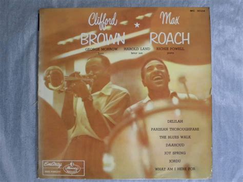 j 0862 LP MC 3024 Jazz クリフォードブラウンマックスローチClifford Brown And Max Roach