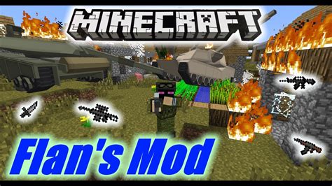 Flans Mod Mod Tutorial 1 7 10 YouTube