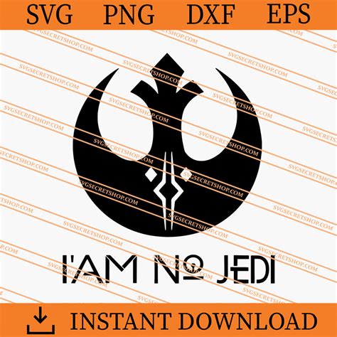 Ahsoka Tano I Am No Jedi Svg Jedi Svg Ahsoka Tano Svg Svg Secret Shop