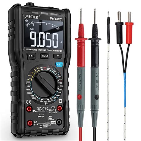 Mestek Dm C Manual Auto Range Multimeter High Speed Smart Double Core