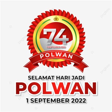 Logo HUT Polwan Ke 74 Tahun 2022 Format PNG Berita Warganet