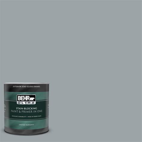 BEHR ULTRA 1 Qt MQ5 30 Silent Film Semi Gloss Enamel Exterior Paint