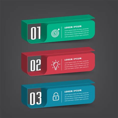 Premium Vector Modern Text Box Template Infographics Banner