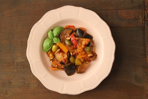 Caponata Eggplant Stew Passion And Cooking