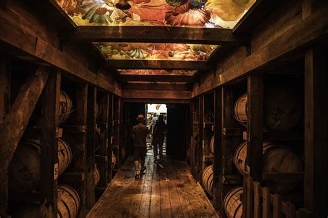 HD wallpaper: Barrels of whiskey in the cellar at Buffalo Trace ...